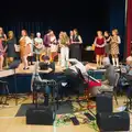 The band gets ready for a sound check, Diss Games and the Palgrave Players Band, Norfolk - 26th April 2026