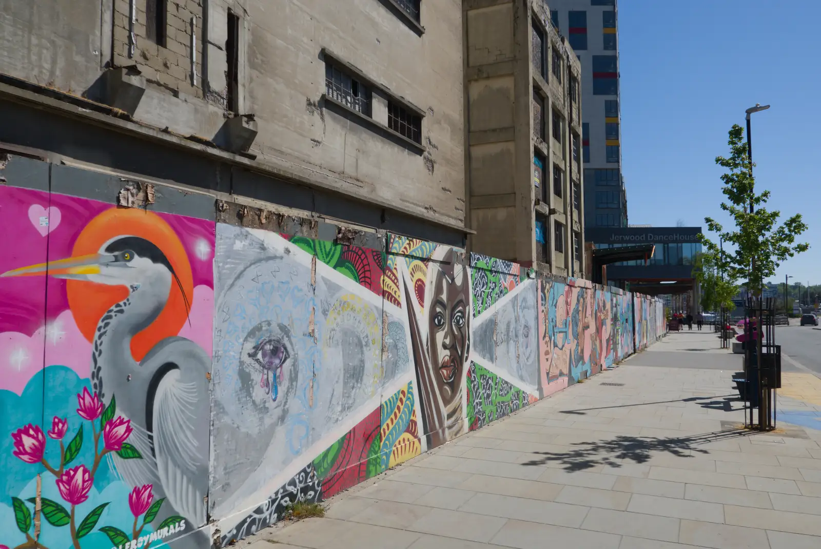 Street art on St. Peter's Dock, from A Long Walk Through Ipswich, Suffolk - 1st May 2026