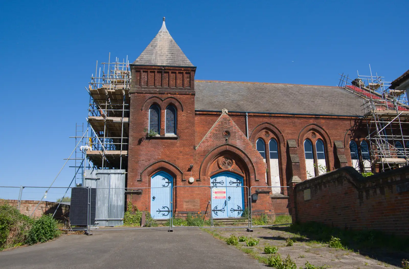 The remains of St. Clements Congregational, from A Long Walk Through Ipswich, Suffolk - 1st May 2026