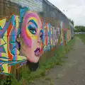 Impressive wall art by the river, A Long Walk Through Ipswich, Suffolk - 1st May 2026