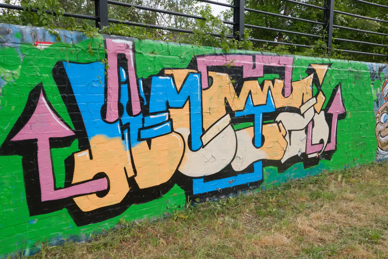 An angular tag, from A Long Walk Through Ipswich, Suffolk - 1st May 2026