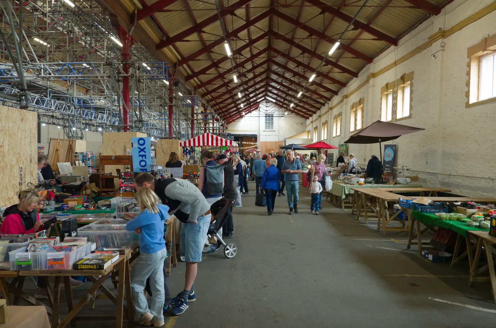 Inside South Molton's pannier market, from Lunch in South Molton and Sean's "Stag Night", King's Nympton, Devon - 2nd May 2026
