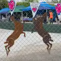 Boxing hares on the fence, Lunch in South Molton and Sean's "Stag Night", King's Nympton, Devon - 2nd May 2026