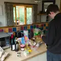 Fred and a salami and sourdough sandwich, Lunch in South Molton and Sean's "Stag Night", King's Nympton, Devon - 2nd May 2026