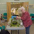 A flower arranger gives the hairy eyeball, Lunch in South Molton and Sean's "Stag Night", King's Nympton, Devon - 2nd May 2026