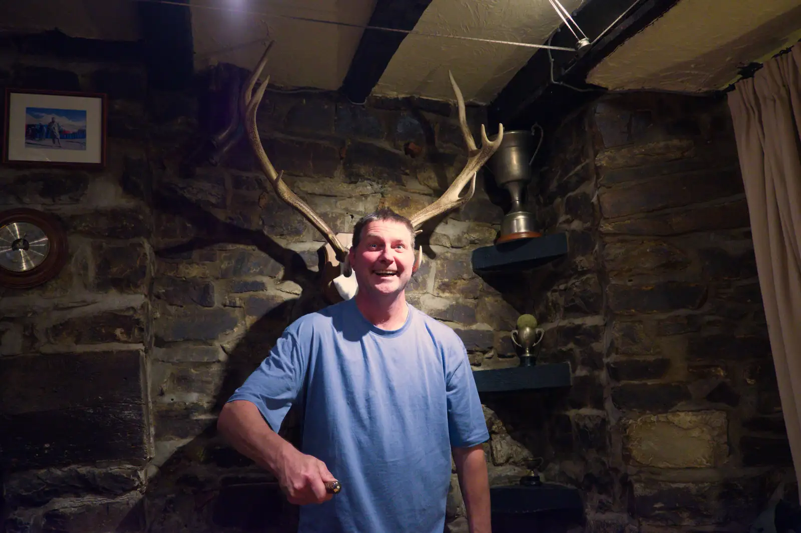Sean really is the stag tonight, from Lunch in South Molton and Sean's "Stag Night", King's Nympton, Devon - 2nd May 2026