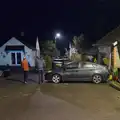 Sean's car is parked half into the main street, Lunch in South Molton and Sean's "Stag Night", King's Nympton, Devon - 2nd May 2026