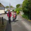 Harry and Isobel head to the wedding, Hannah and Sean's Wedding, King's Nympton, Devon - 3rd May 2026