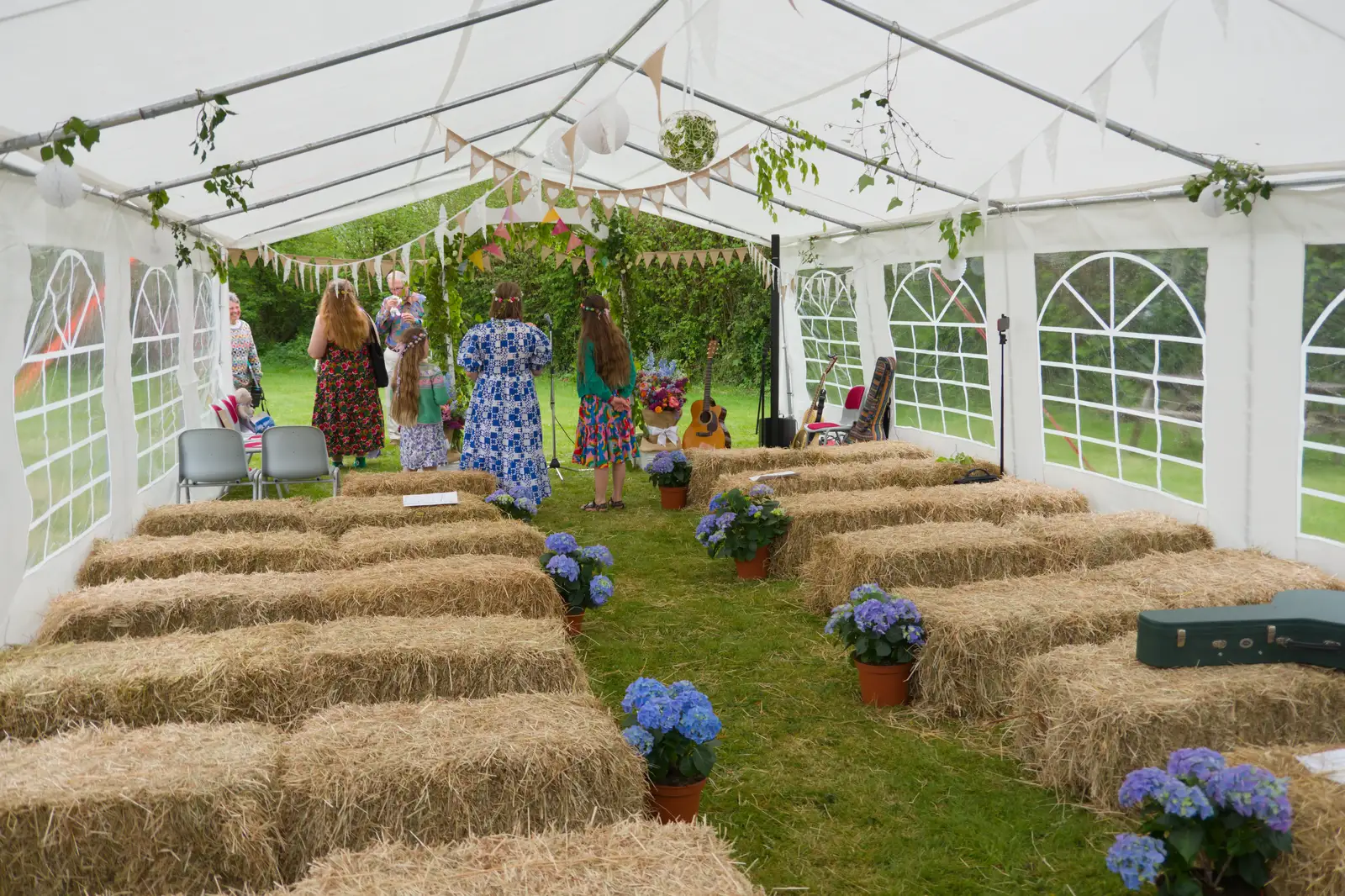 The wedding marquee, from Hannah and Sean's Wedding, King's Nympton, Devon - 3rd May 2026