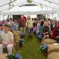 The marquee fills up, Hannah and Sean's Wedding, King's Nympton, Devon - 3rd May 2026