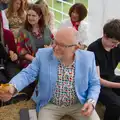 Hamish gets a confetti cone, Hannah and Sean's Wedding, King's Nympton, Devon - 3rd May 2026