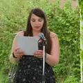 The first reading commences, Hannah and Sean's Wedding, King's Nympton, Devon - 3rd May 2026