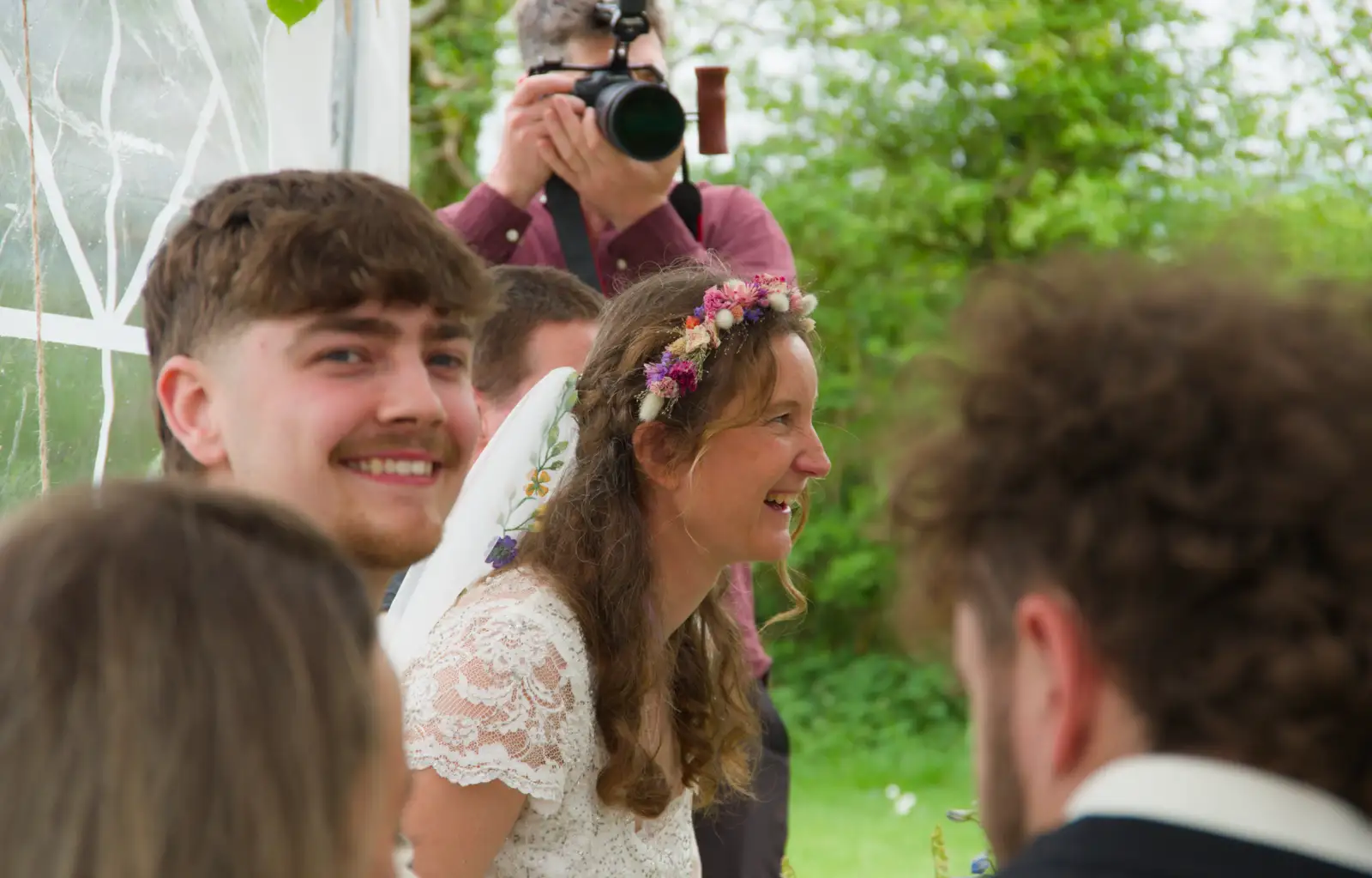 Rowan and Hannah, from Hannah and Sean's Wedding, King's Nympton, Devon - 3rd May 2026