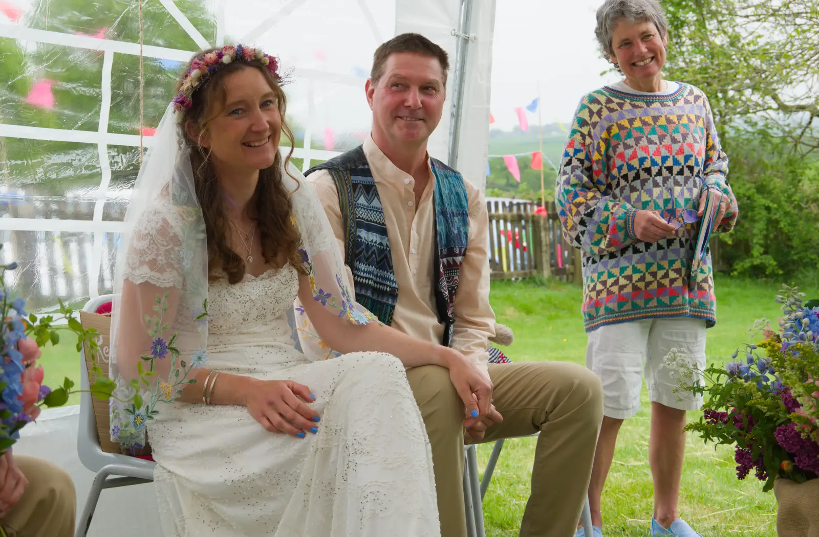 Hannah and Sean, from Hannah and Sean's Wedding, King's Nympton, Devon - 3rd May 2026