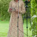 Karl does a reading, Hannah and Sean's Wedding, King's Nympton, Devon - 3rd May 2026
