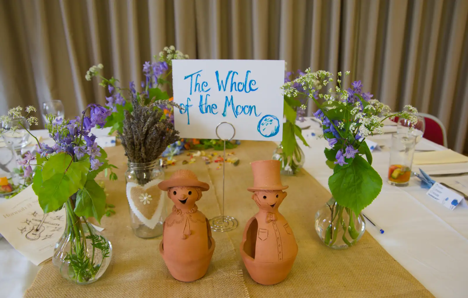 The Waterboys' Whole of the Moon is the theme, from Hannah and Sean's Wedding, King's Nympton, Devon - 3rd May 2026