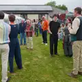 Outside the marquee, Hannah and Sean's Wedding, King's Nympton, Devon - 3rd May 2026