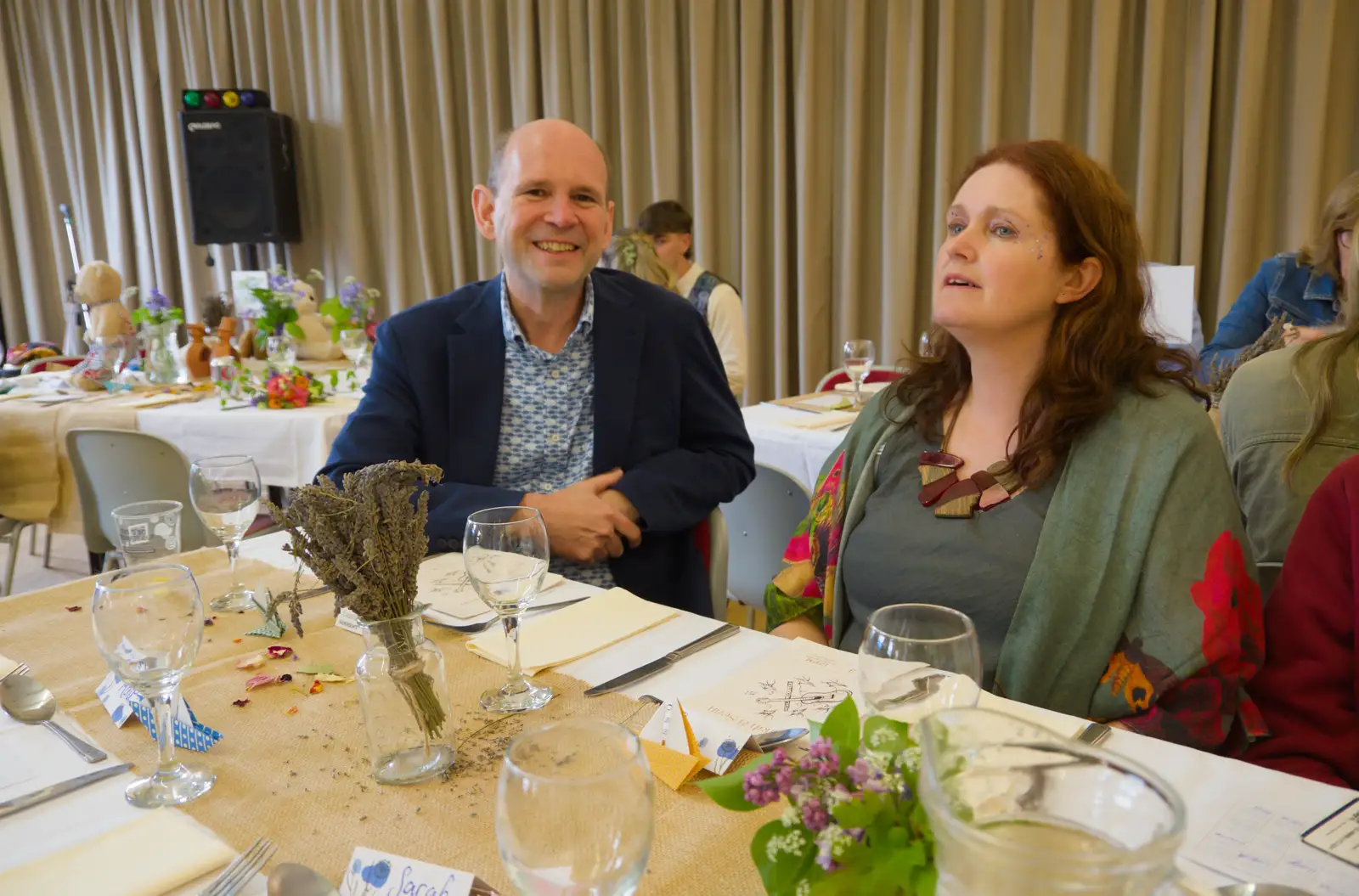 Phil and Isobel, from Hannah and Sean's Wedding, King's Nympton, Devon - 3rd May 2026