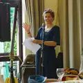 The Maid of Devon makes a speech, Hannah and Sean's Wedding, King's Nympton, Devon - 3rd May 2026