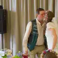 Another quick snog, Hannah and Sean's Wedding, King's Nympton, Devon - 3rd May 2026