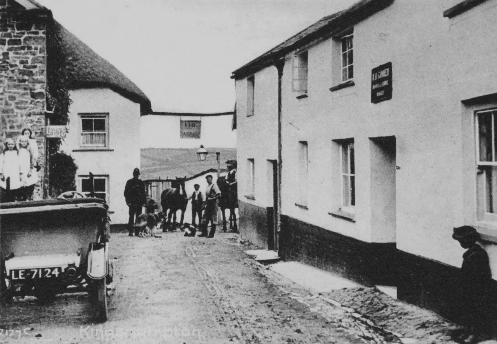 King's Nympton in the 1920s, from Hannah and Sean's Wedding, King's Nympton, Devon - 3rd May 2026