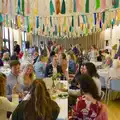 Another view of the packed room, Hannah and Sean's Wedding, King's Nympton, Devon - 3rd May 2026