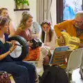 Hannah joins in on whistle, Hannah and Sean's Wedding, King's Nympton, Devon - 3rd May 2026