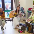 Hannah does a bit of guitar, Hannah and Sean's Wedding, King's Nympton, Devon - 3rd May 2026