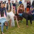 The wheelbarrow race is off, Hannah and Sean's Wedding, King's Nympton, Devon - 3rd May 2026