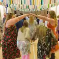 Dancing through an arch , Hannah and Sean's Wedding, King's Nympton, Devon - 3rd May 2026