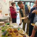 Sean gets a bit of Baron Bigod cheese, Hannah and Sean's Wedding, King's Nympton, Devon - 3rd May 2026