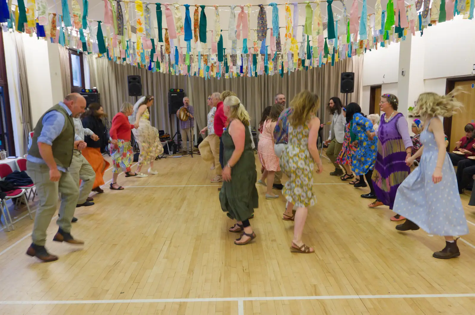 Ceilidh dancing, from Hannah and Sean's Wedding, King's Nympton, Devon - 3rd May 2026