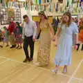 There's some sort of line dancing, Hannah and Sean's Wedding, King's Nympton, Devon - 3rd May 2026
