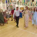 More line dancing, Hannah and Sean's Wedding, King's Nympton, Devon - 3rd May 2026