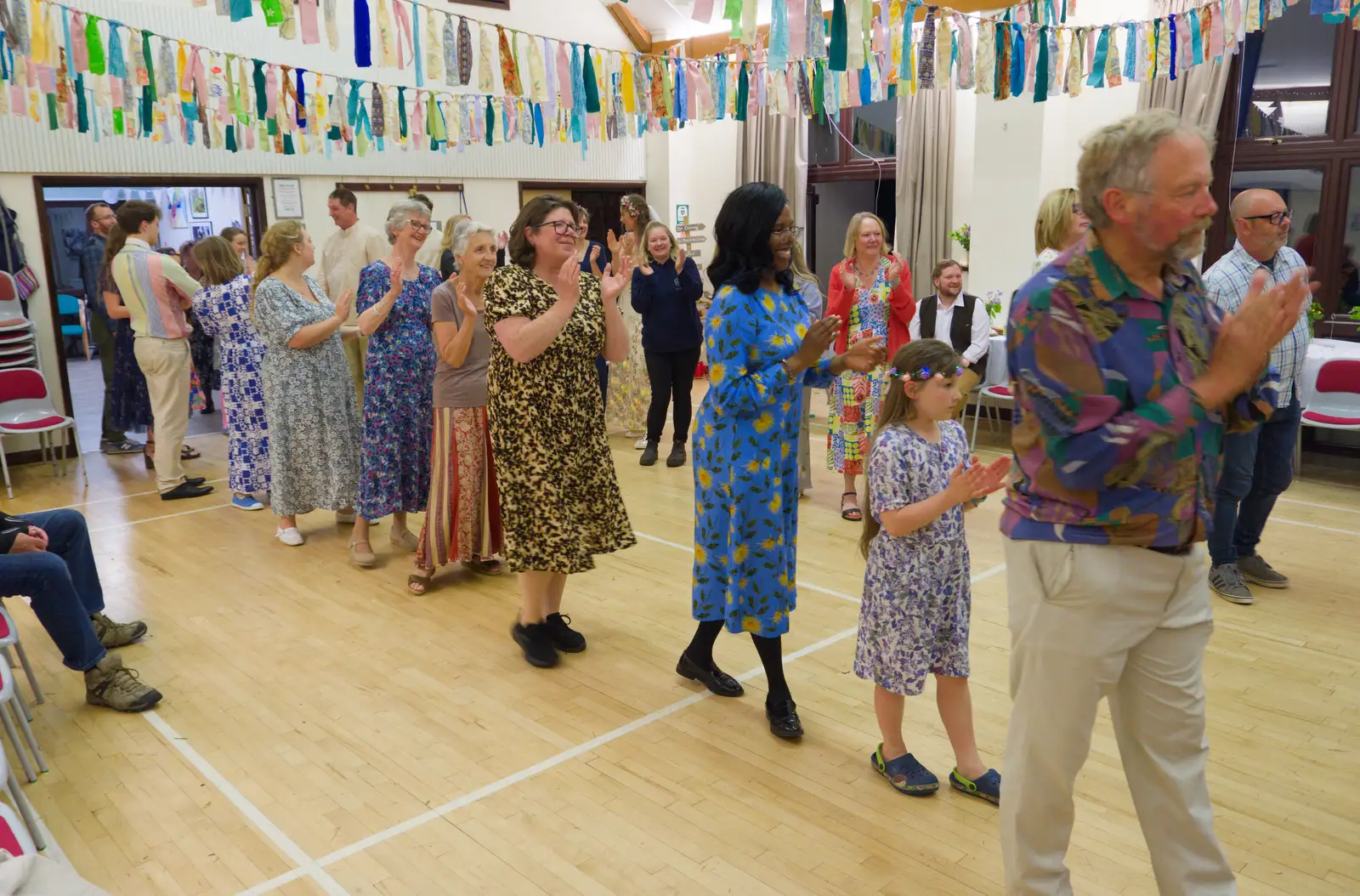 Sis arrives and joins in, from Hannah and Sean's Wedding, King's Nympton, Devon - 3rd May 2026
