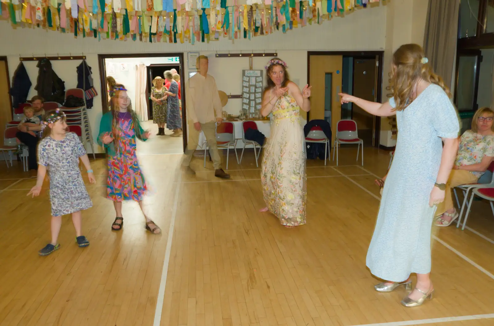 Hannah busts some funky moves, from Hannah and Sean's Wedding, King's Nympton, Devon - 3rd May 2026