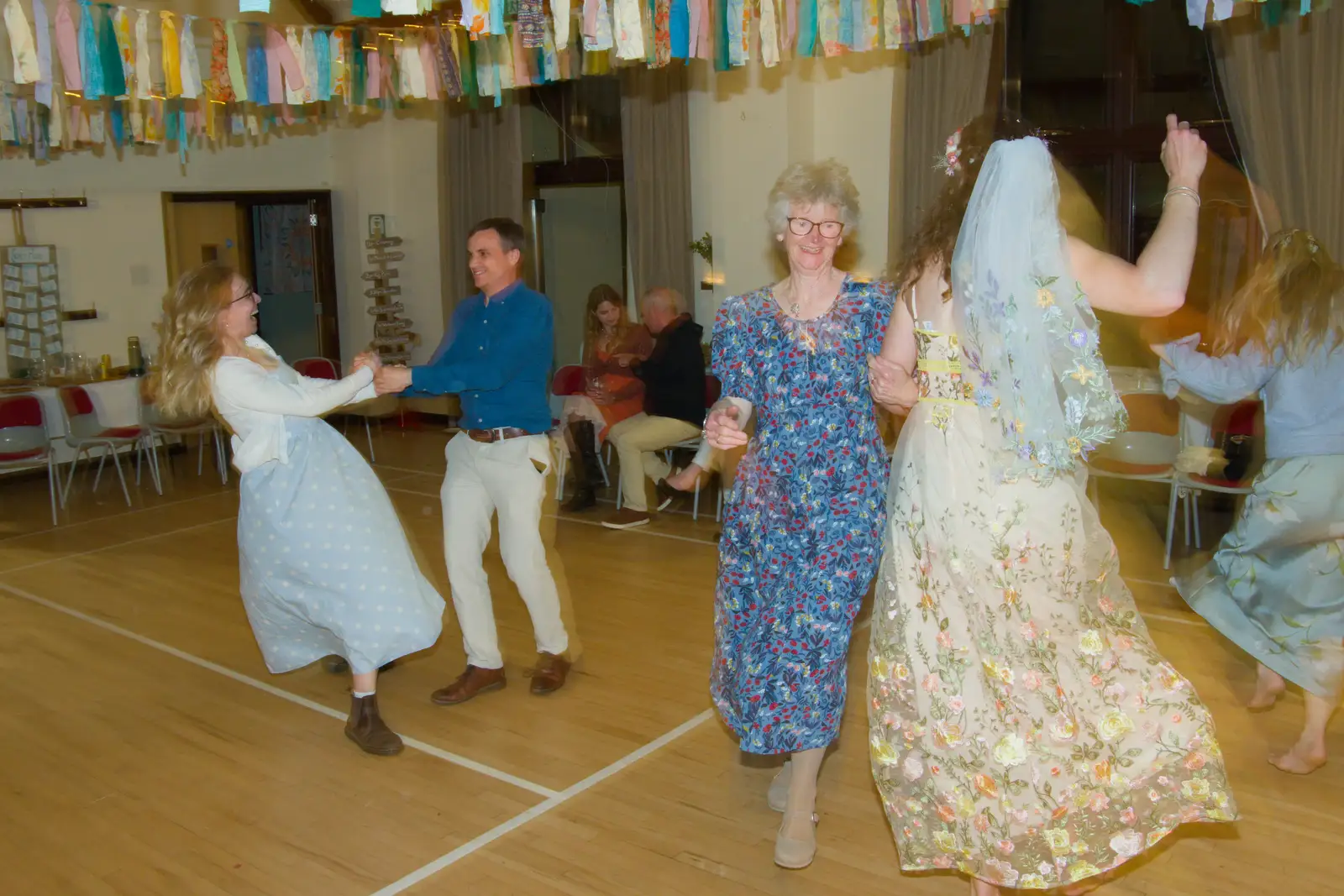 Pam has a dance, from Hannah and Sean's Wedding, King's Nympton, Devon - 3rd May 2026