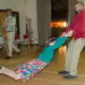 A small girl gets swung around, Hannah and Sean's Wedding, King's Nympton, Devon - 3rd May 2026