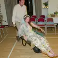 Hannah gets wheeled around, Hannah and Sean's Wedding, King's Nympton, Devon - 3rd May 2026