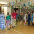 Hannah leads a conga around the hall, Hannah and Sean's Wedding, King's Nympton, Devon - 3rd May 2026