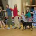 Even the dog is doing the conga, Hannah and Sean's Wedding, King's Nympton, Devon - 3rd May 2026