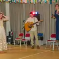 Sean gets ready to do a last couple of numbers, Hannah and Sean's Wedding, King's Nympton, Devon - 3rd May 2026