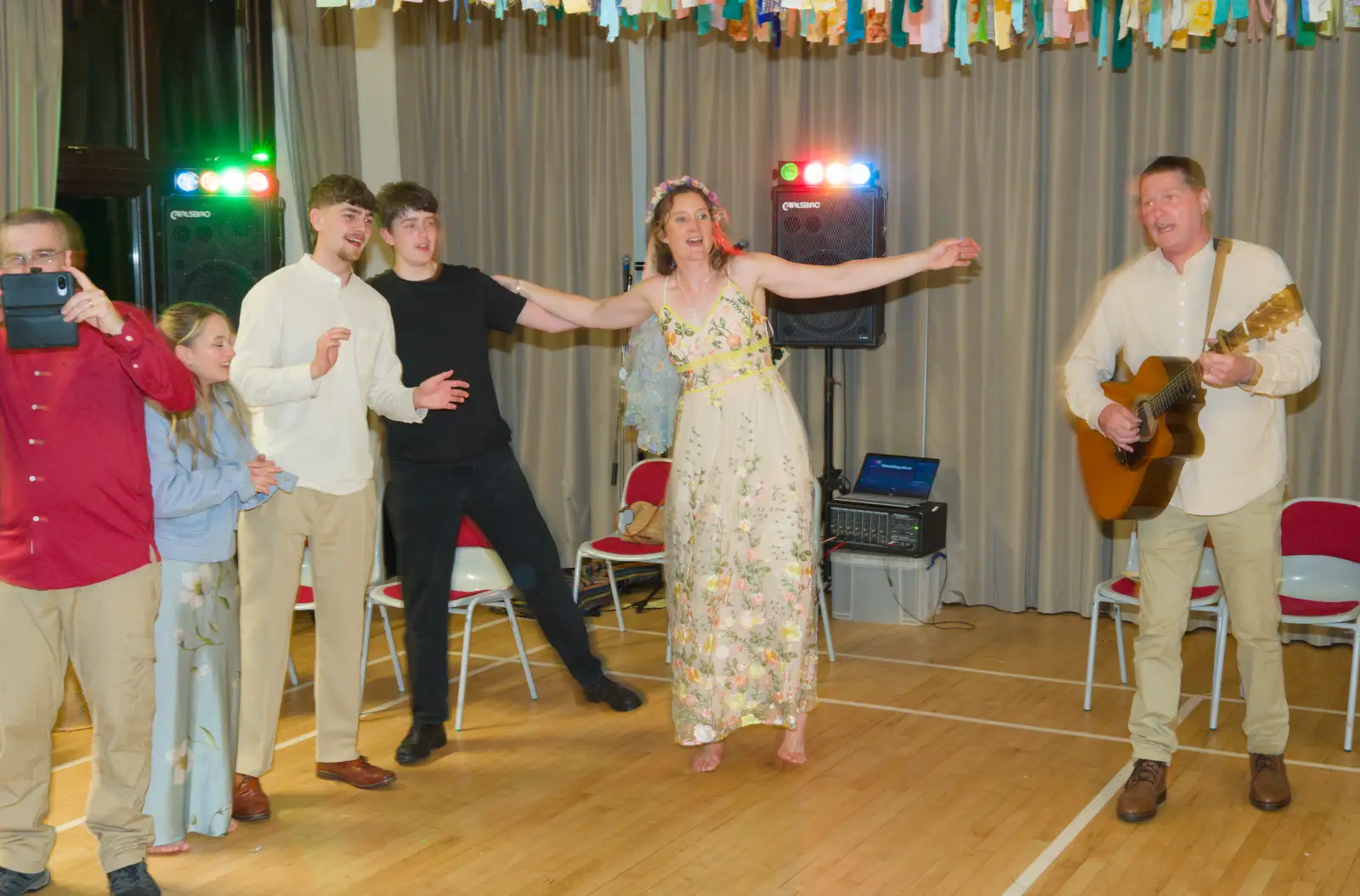 There's a final singing moment, from Hannah and Sean's Wedding, King's Nympton, Devon - 3rd May 2026