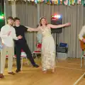 There's a final singing moment, Hannah and Sean's Wedding, King's Nympton, Devon - 3rd May 2026
