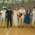It's a rousing finale moment, Hannah and Sean's Wedding, King's Nympton, Devon - 3rd May 2026
