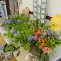 A table full of wedding flowers, A Visit to the Cottage and Lunch With Sis, Throwleigh, Devon - 4th May 2026