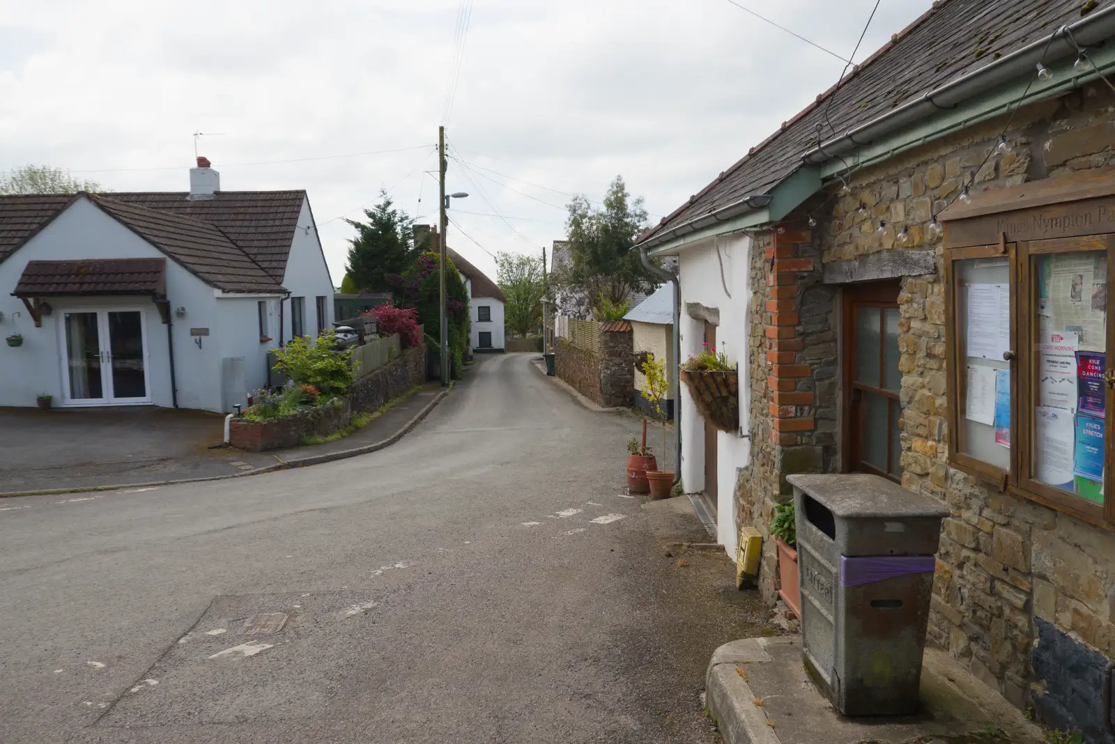 A view of the road towards Burrington, from A Visit to the Cottage and Lunch With Sis, Throwleigh, Devon - 4th May 2026