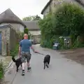 Matt takes the dogs for a walk, A Visit to the Cottage and Lunch With Sis, Throwleigh, Devon - 4th May 2026