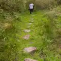 Stepping stones through the boggy ground, A Visit to the Cottage and Lunch With Sis, Throwleigh, Devon - 4th May 2026