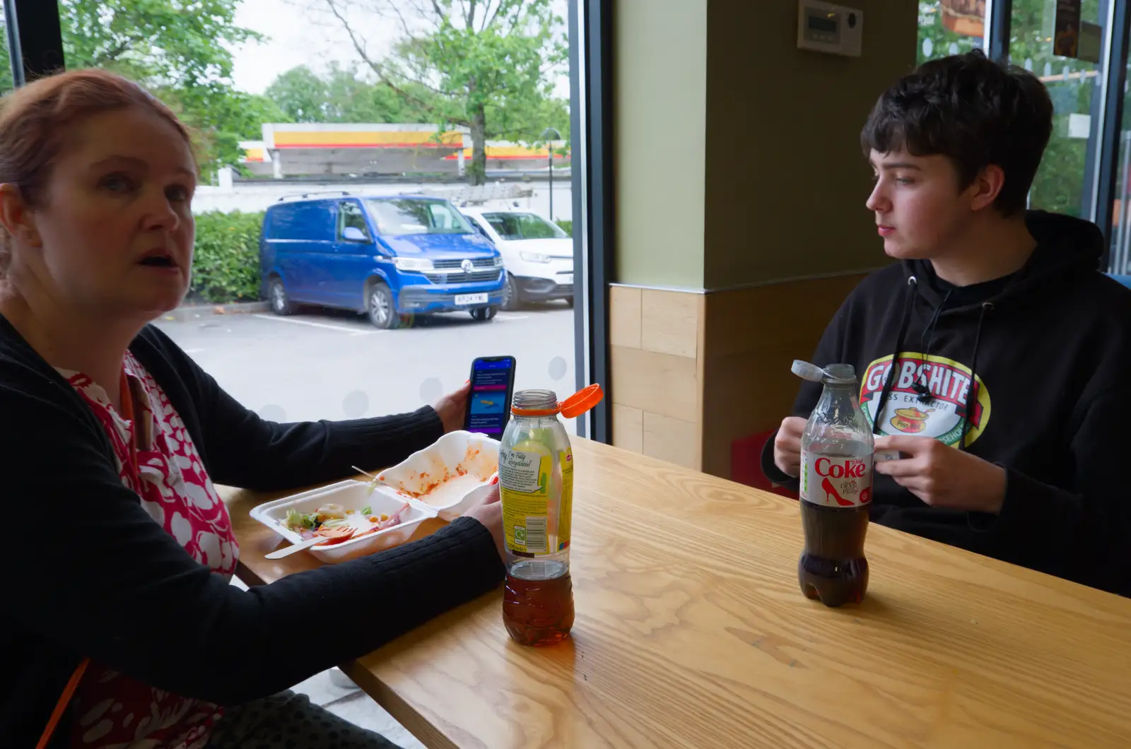 Isobel and Fred, from A Visit to the Cottage and Lunch With Sis, Throwleigh, Devon - 4th May 2026
